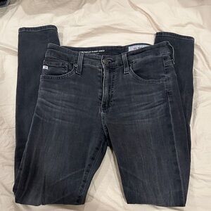 AG Farrah skinny ankle high rise dark gray Jeans 26